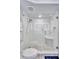 Modern bathroom with a large walk-in shower and glass enclosure at 20 Whispering Sands Dr # 306, Sarasota, FL 34242