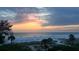 Beautiful beach sunset view from above at 20 Whispering Sands Dr # 306, Sarasota, FL 34242