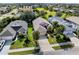 Aerial view of the house and surrounding properties at 204 Venice Palms Blvd, Venice, FL 34292