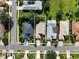 Aerial view of a residential neighborhood at 204 Venice Palms Blvd, Venice, FL 34292