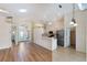 Kitchen with stainless steel appliances and light-colored cabinetry at 204 Venice Palms Blvd, Venice, FL 34292