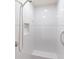 Walk-in shower with built-in seat at 204 Venice Palms Blvd, Venice, FL 34292