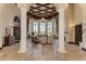 Elegant lobby with comfortable seating and fireplace at 20710 Saluti Pl, Venice, FL 34293