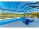Stunning pool and spa with screened enclosure and lake view at 20710 Saluti Pl, Venice, FL 34293