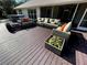 Outdoor patio furniture on a spacious deck at 2704 Barret Ave, Plant City, FL 33566
