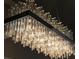 Linear glass rod chandelier in dining area at 3407 155Th E Ave, Parrish, FL 34219