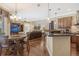 Open concept kitchen with breakfast nook and views into the Gathering room at 3861 Royal Hammock Blvd, Sarasota, FL 34240