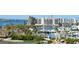 Aerial view of waterfront area featuring luxury condominiums and marina at 435 S Gulfstream Ave # 1004, Sarasota, FL 34236