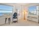 Home office with city views and ample natural light at 435 S Gulfstream Ave # 1004, Sarasota, FL 34236