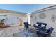 Outdoor patio with seating area and brick pavers at 4755 Woodbrook Dr, Sarasota, FL 34243