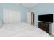 Bedroom with king-size bed and built in dresser at 4831 Boston Common Gln, Bradenton, FL 34211