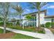 Modern community clubhouse with landscaping at 4842 Pastel Ct, Sarasota, FL 34240