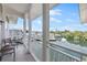 Private balcony overlooking marina and waterway at 5325 Marina Dr # 333, Holmes Beach, FL 34217