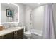 Clean bathroom with bathtub, shower, and updated vanity at 5325 Marina Dr # 333, Holmes Beach, FL 34217