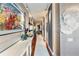Stunning hallway with hardwood floors and lots of natural light at 540 N Tamiami Trl # 702, Sarasota, FL 34236