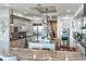 Bright, spacious kitchen with stainless steel appliances and granite island at 540 N Tamiami Trl # 702, Sarasota, FL 34236