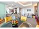 Luxury living room with comfortable seating and city views at 540 N Tamiami Trl # 702, Sarasota, FL 34236