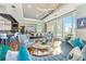 Open living space with hardwood floors and modern decor at 540 N Tamiami Trl # 702, Sarasota, FL 34236