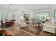 Open living and dining area with hardwood floors at 554 Fallbrook Dr, Venice, FL 34292