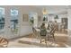 Kitchen dining area with water views at 634 Key Royale Dr, Holmes Beach, FL 34217