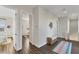 Upstairs hallway with access to bedrooms and a view of the staircase at 634 Key Royale Dr, Holmes Beach, FL 34217