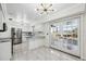 Bright kitchen with water view, granite counters & island at 6706 88Th E St, Bradenton, FL 34202
