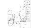 Detailed floor plan showcasing layout of rooms, including bedrooms, bathrooms, kitchen, and living areas at 6815 Turnberry Isle Ct, Lakewood Ranch, FL 34202