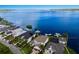 Luxury waterfront community with homes and boat docks at 696 Regatta Way, Bradenton, FL 34208