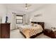 Spacious bedroom with king-size bed and plenty of closet space at 696 Regatta Way, Bradenton, FL 34208