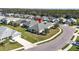 Aerial view of single-Gathering home in residential neighborhood at 7521 Ridgelake Cir, Bradenton, FL 34203