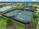 Well-maintained tennis and pickleball courts at 8358 Redonda Loop, Lakewood Ranch, FL 34202