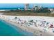 Expansive beach view from above at 9397 Midnight Pass Rd # 404, Sarasota, FL 34242