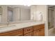 Updated bathroom with new vanity and fixtures at 988 Blvd Of The Arts # 1512, Sarasota, FL 34236