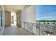 Private balcony overlooking water and parking at 10510 Boardwalk Loop # 404, Bradenton, FL 34202