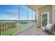 Relaxing screened balcony overlooking the water at 10510 Boardwalk Loop # 404, Bradenton, FL 34202