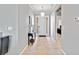 Bright foyer with tile floors and a console table at 14822 Trinity Fall Way, Bradenton, FL 34212