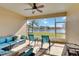 Screened porch overlooking a lake at 14822 Trinity Fall Way, Bradenton, FL 34212