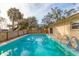 Refreshing rectangular pool in backyard setting at 1947 W Leewynn Dr, Sarasota, FL 34240