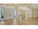 Bright and spacious entryway with high ceilings and elegant double doors at 282 Shell Midden Ct, Osprey, FL 34229