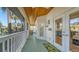 Private balcony with access to kitchen and outdoor views at 345 Madison Dr, Sarasota, FL 34236