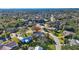 Aerial view highlighting the home's location and neighborhood at 3651 Country Place Blvd, Sarasota, FL 34233