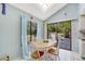 Kitchen breakfast nook with backyard views and skylight at 3651 Country Place Blvd, Sarasota, FL 34233