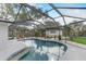 Inviting screened pool with a large patio area, perfect for relaxing at 3822 75Th E Ter, Sarasota, FL 34243