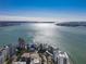 Waterfront property aerial view at 400 Golden Gate Pt # 11, Sarasota, FL 34236