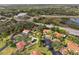 Wide aerial view of community and surrounding area at 4351 Trails Dr # 4-2, Sarasota, FL 34232