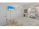 Bedroom with a queen-size bed and built in closet at 4705 Sand Trap Street E Cir # 106, Bradenton, FL 34203