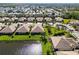 Aerial view of neighborhood near water at 4891 Maymont Park Cir, Bradenton, FL 34203