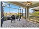 Enjoy the view from this screened patio at 4891 Maymont Park Cir, Bradenton, FL 34203