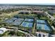 Community tennis and pickleball courts at 5337 Popoli Way, Sarasota, FL 34238