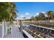 Private dock and boat lifts on the canal at 579 Fore Dr, Bradenton, FL 34208